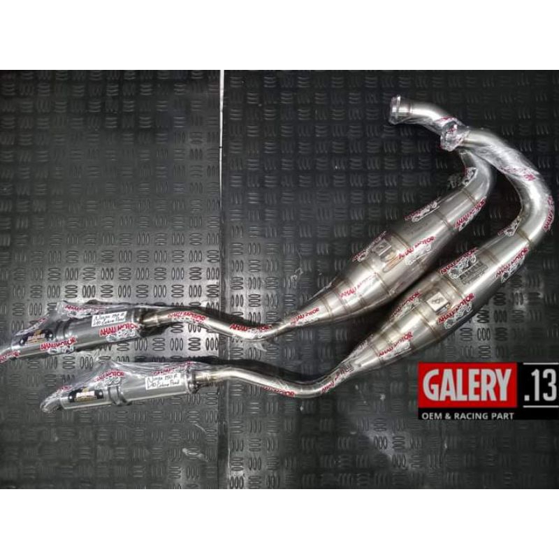 Knalpot AHAU 1 stainless cobra L40 leher press ninja R RR model terbaru
