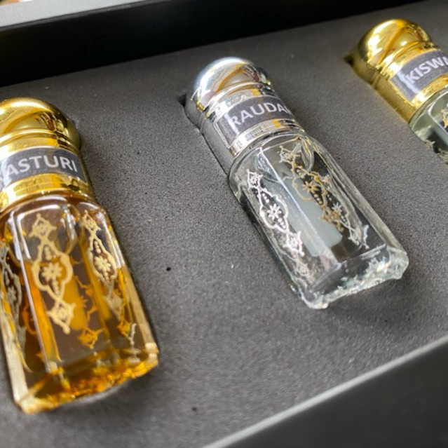 [3 BOTOL] Parfum KASTURI-RAUDAH-KISWAH Asli 100%