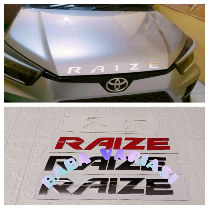 Emblem Kap Mesin Toyota Raize