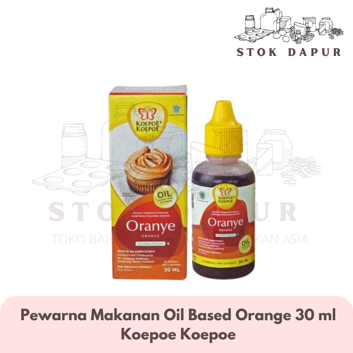 

PEWARNA ORANGE OIL BASE (30ml) KOEPOE KOEPOE