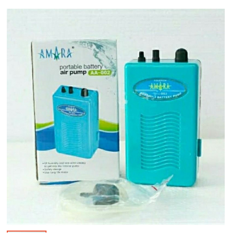 OKSIGEN AMARA AA-002 | Pompa udara Udang, oksigen gelembung pompa udara | AERATOR POMPA UDARA BATERA