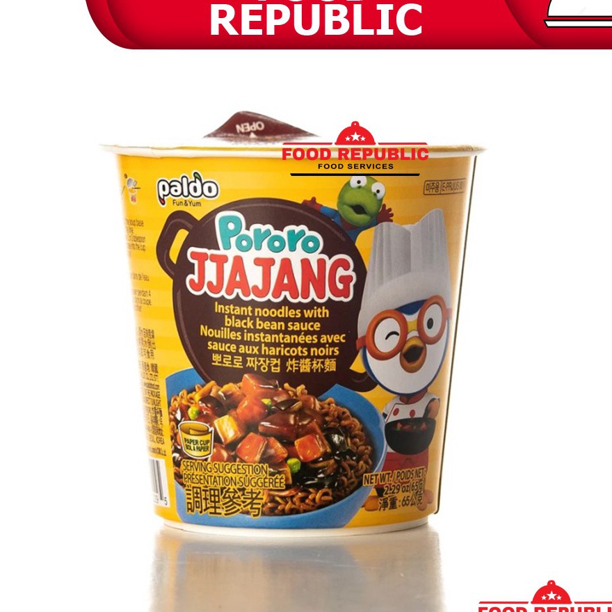 

READY STOK PORORO JJAJANGMYUN 65 GR JAJANGMEN JAJANGMYEON CHAJANG MIE ANAK INSTANT
