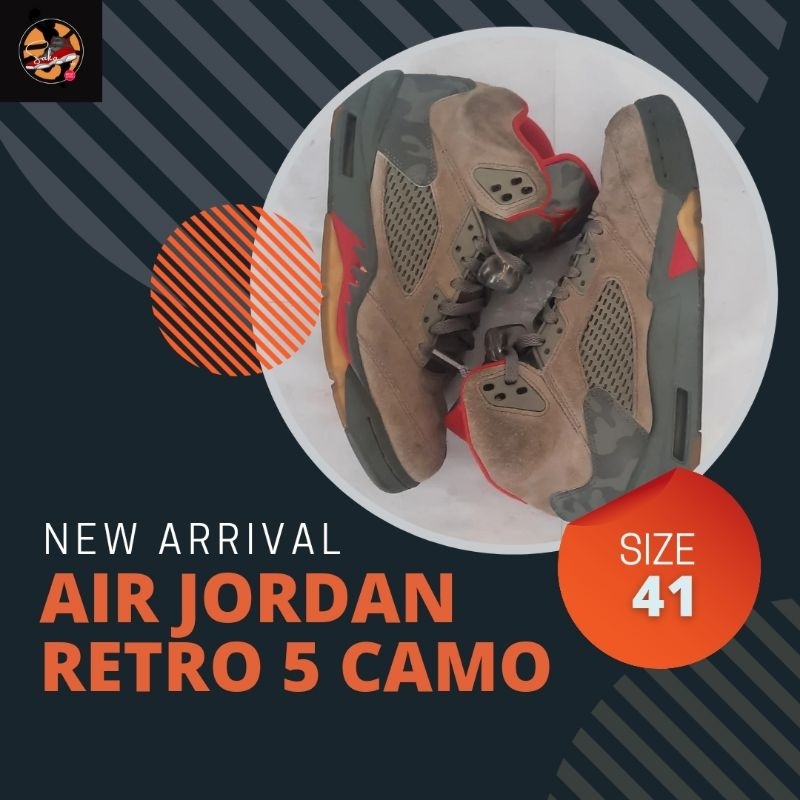 Air Jordan Retro 5 Camo