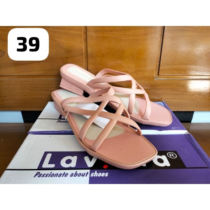 (WAJIB TANYA STOK) Sandal selop wanita laviola size 39