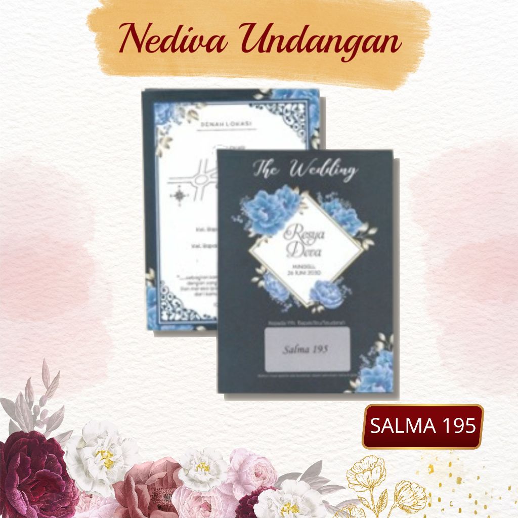 Blangko Undangan Salma 195 Harga Murah