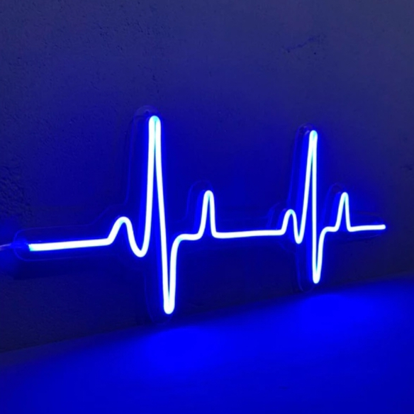 PREMIUM BISA COD LAMPU NEON FLEX TEMPEL DINDING KAMAR TIDUR MOTIF KILAT