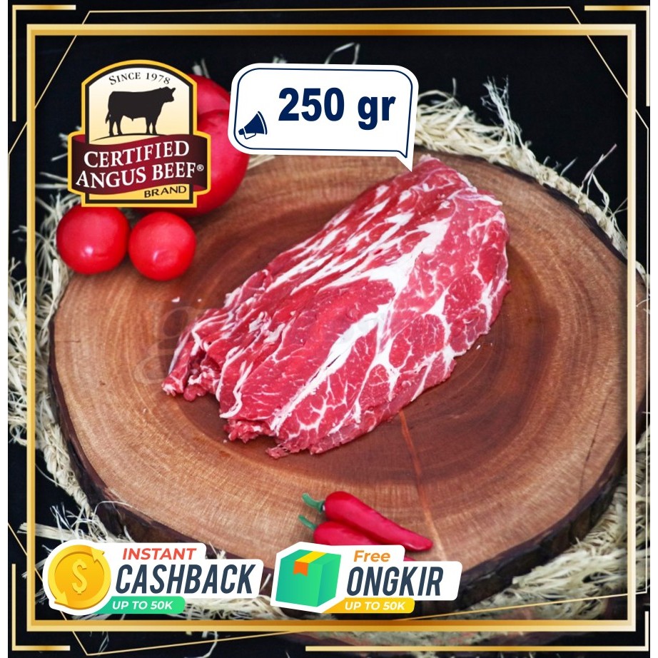 

US CAB CHUCK SHORT RIB BONELESS CUT SHABU 250GR