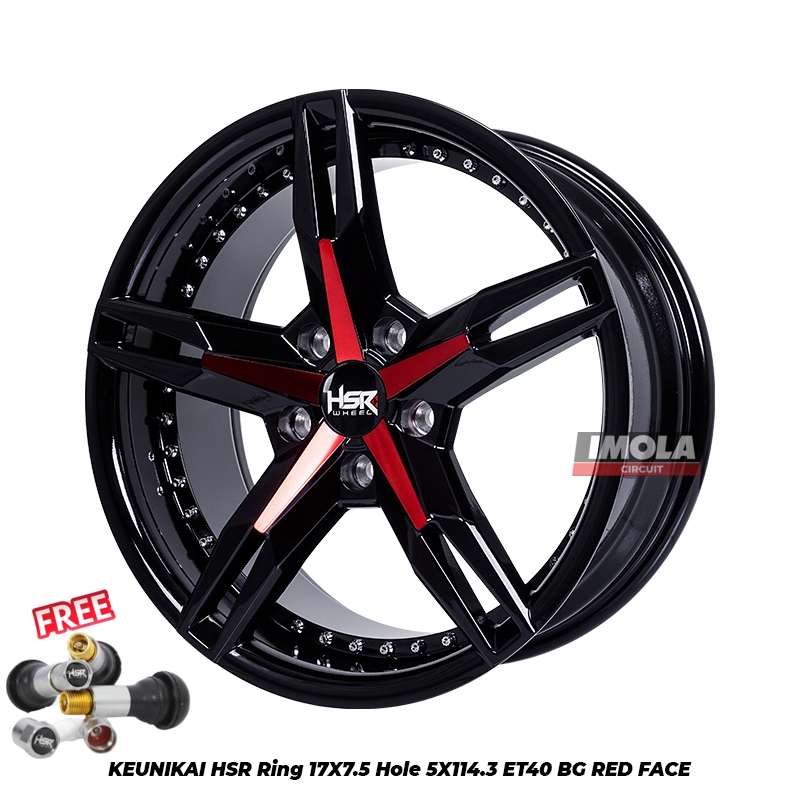 Velg Xpander Ring 17 Lebar 7,5 Velg Mobil HSR KEUNIKAI 5064 R17 PCD 5X114,3 HRV Ertiga Innova