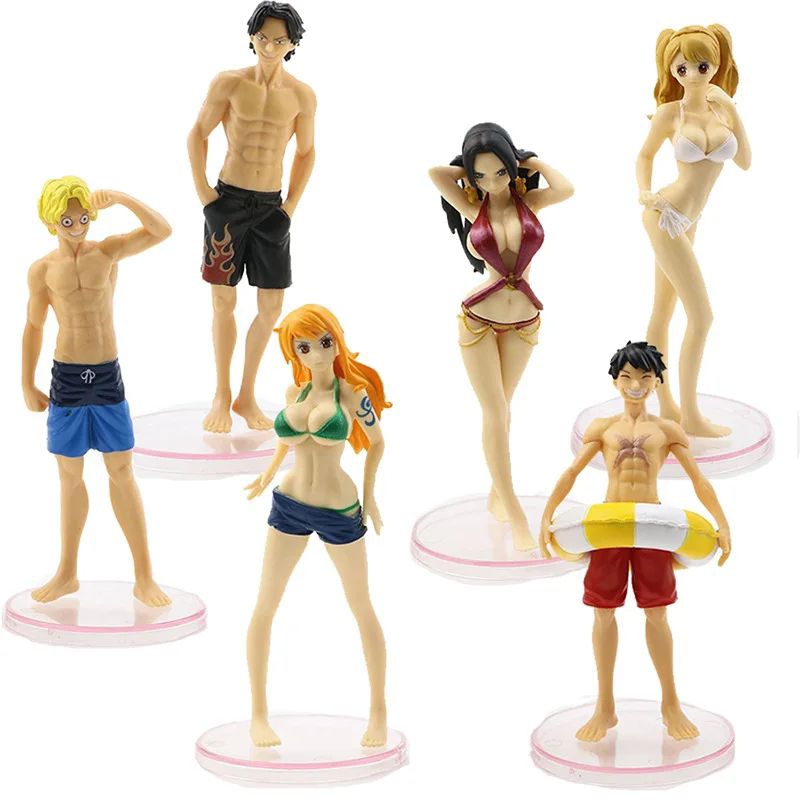 action figure nami pudding luffy ace sabo reiju with swimming suit