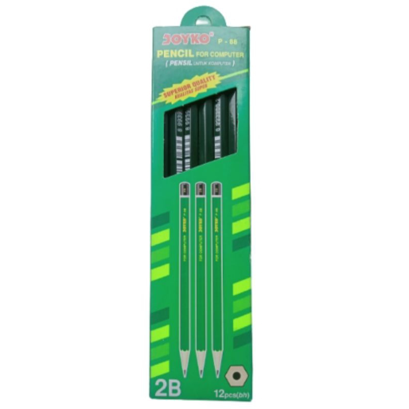 

Pensil Joyko P-88 2B 1 Pak Isi 12 Pcs