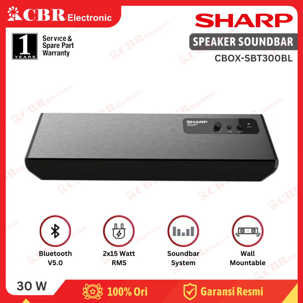 Soundbar SHARP CBOX-SBT300BL