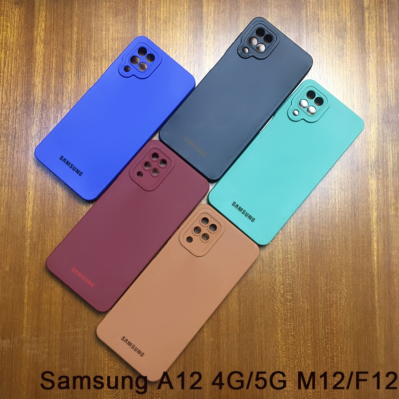 Softcase Pro Camera Samsung A12 Samsung A12 4G Samsung A12 5G Samsung F12 Samsung M12 Soft Case Cand