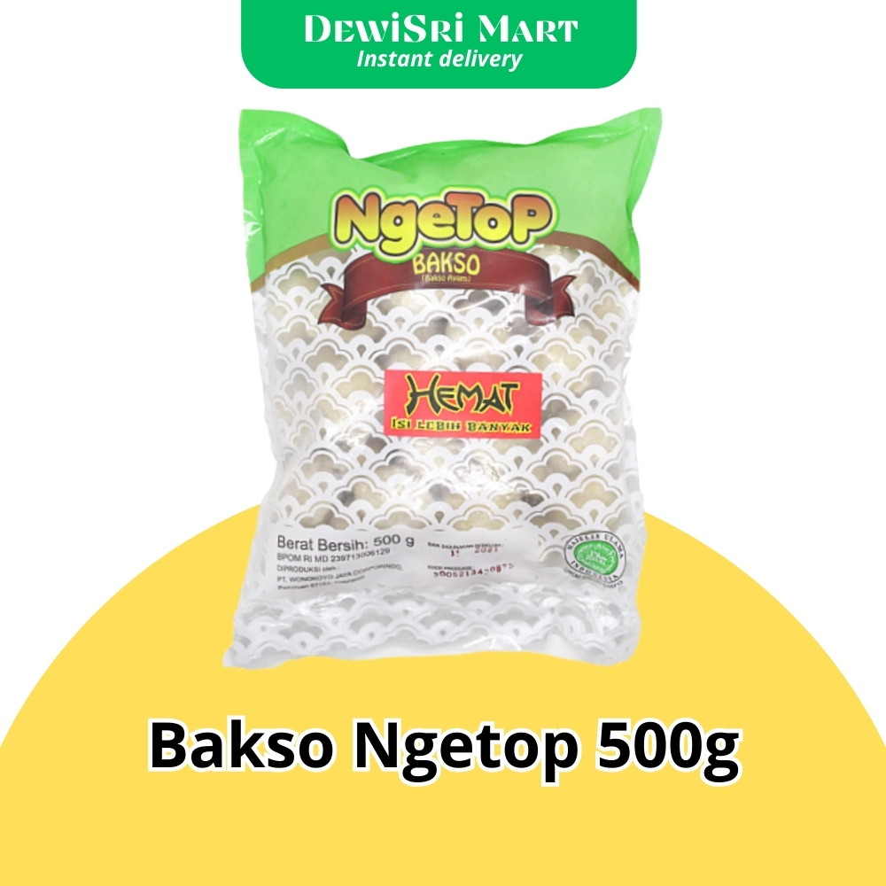 

Bakso ayam ngetop 500g / Bakso ayam salam 500gr - Dewi Sri Mart