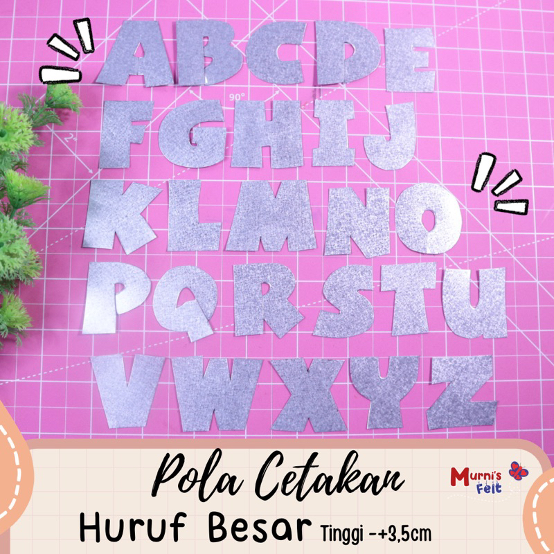 Cetakan Huruf Flanel | Pola Huruf Flanel | Pola Angka | Pola Abjad | Cetakan Angka | Cetakan Solder