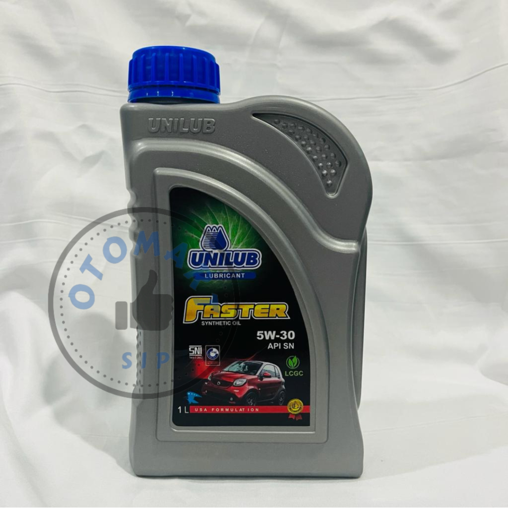 Oli Mobil LCGC UNILUB FASTER SAE 5W30 SN FULL SYNTHETIC 1L
