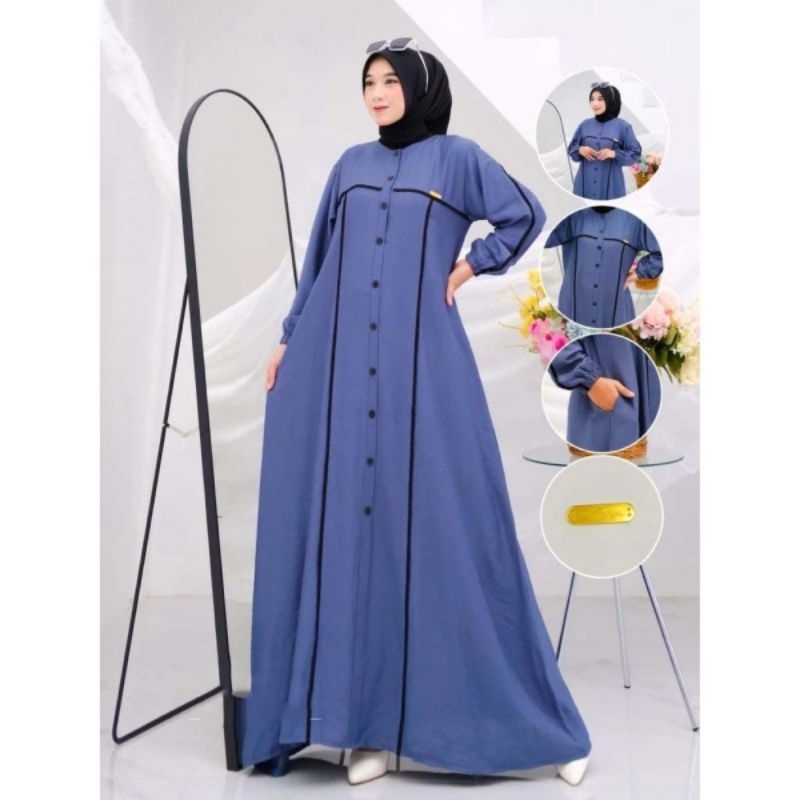 GAMIS JUMBO Shelina List Polo Linen