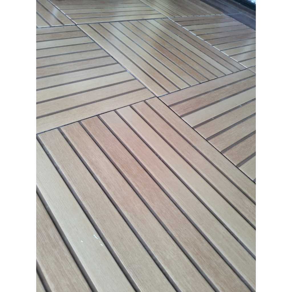 Keramik Spain Wood Ukuran 40x40 Brown Cream merk Atena Kualitas 1