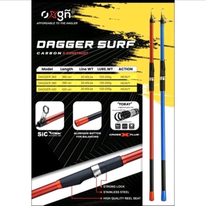 Joran Pasiran OXGN Dagger Surf 420