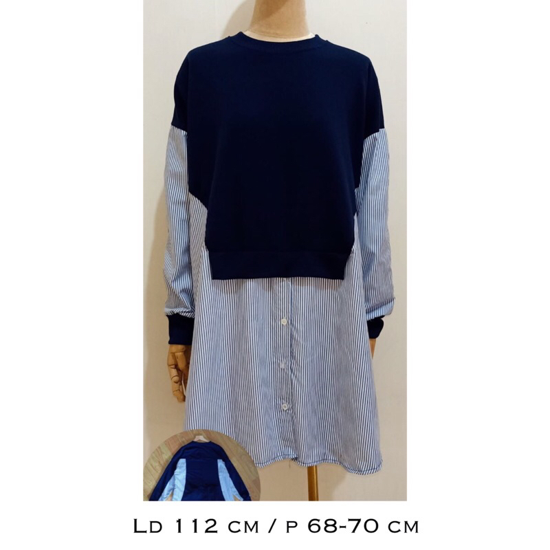 tunik salur babyterri kombinasi