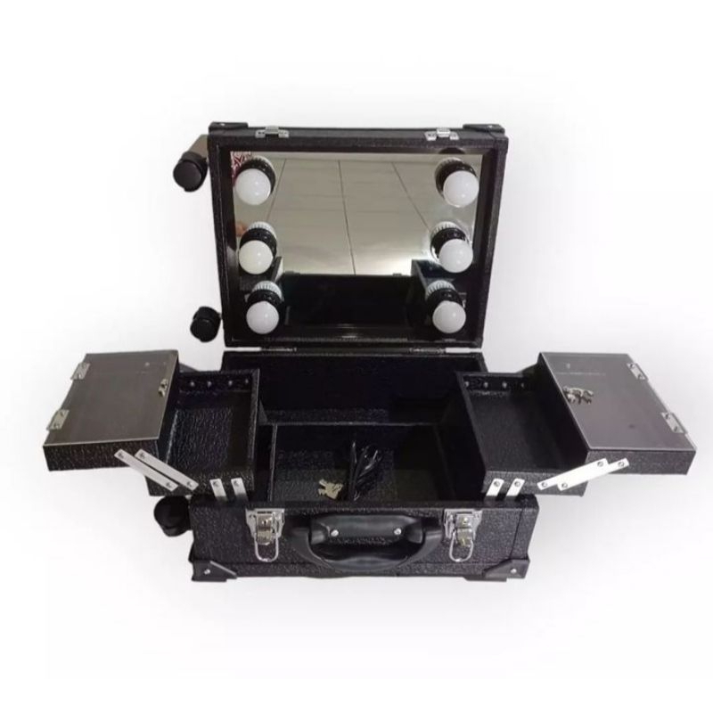 Beauty case/beautycase/beautycase lampu/beautycase handmade/koper makeup/koper makeup lampu/koper ma