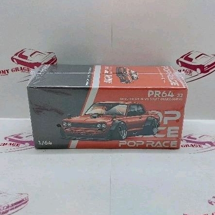 Pop Race Skyline GT-R V8 Drift Hakosuka Orange