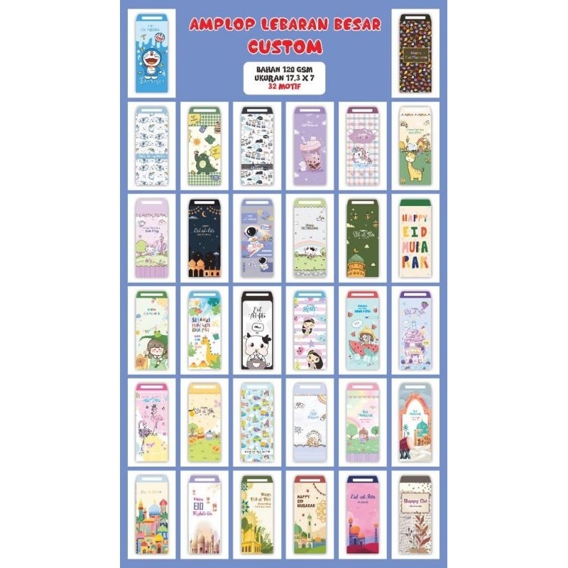 

HARGA PROMOOO AMPLOP LEBARAN BESAR motif lucu Uang tanpa dilipat