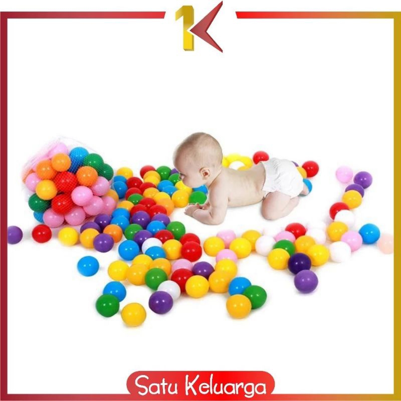mainan anak mandi bola plastik /bola plastik maninan kecil / mandi bola