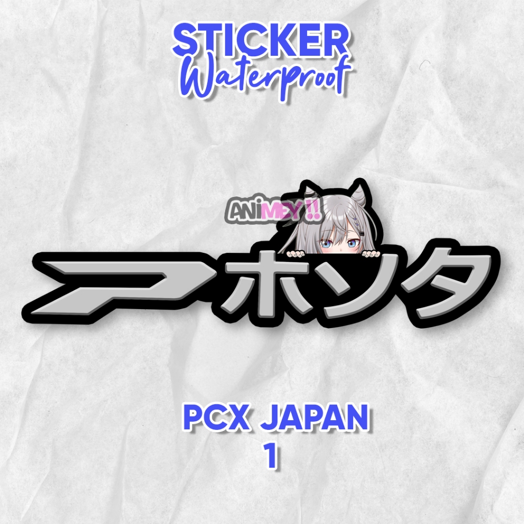 

Stiker Vestia Zeta Logo PCX Japan / Stiker Anime Waterproof