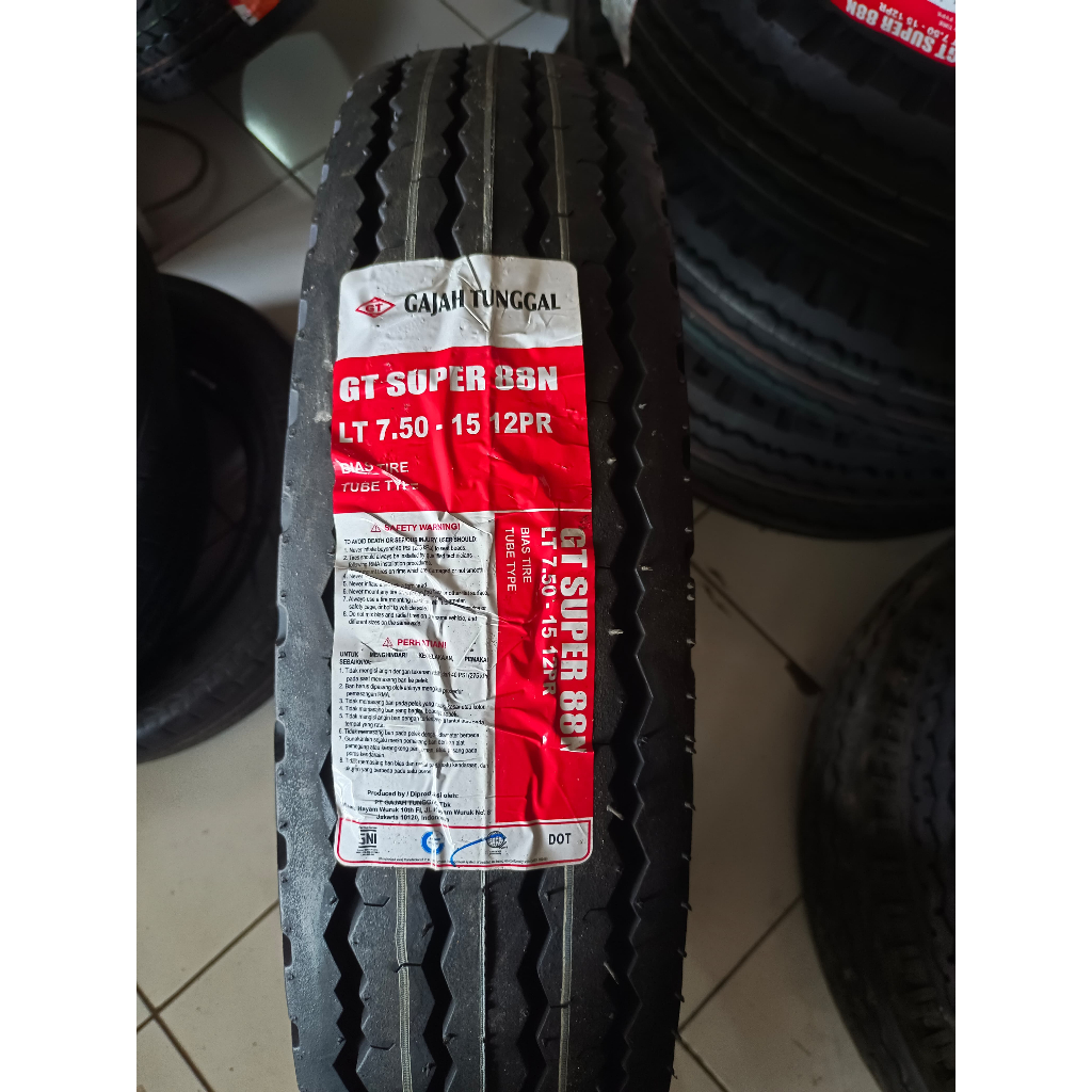 Ban Truk Engkel GT Super 88N Ukuran 750-15 Truk Canter Engkel Ring 15