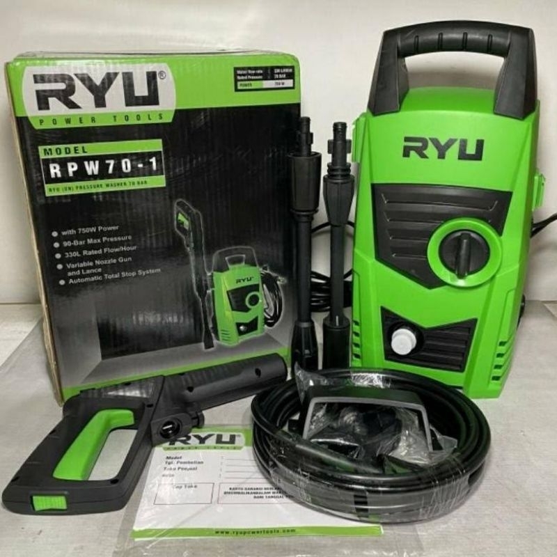 RYU Mesin Jet Cleaner RPW70-01 / Mesin Steam Cuci Motor Mobil
