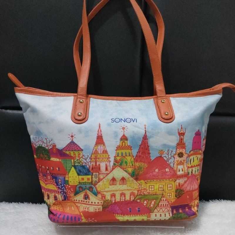 PRELOVED TOTE BAG SONOVI TEMPLE ORIGINAL