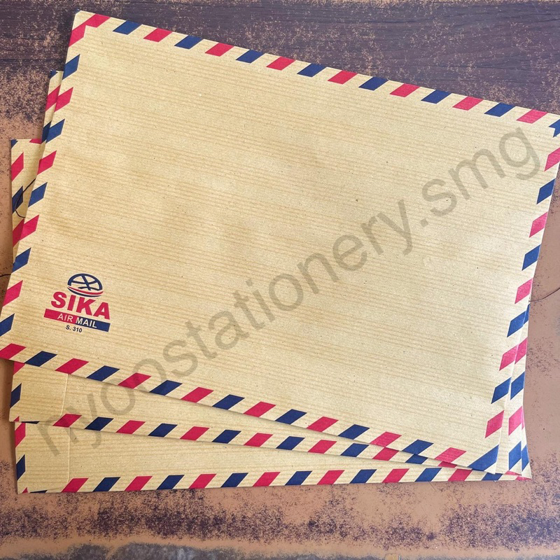 

AMPLOP KERTAS COKLAT 310 FOLIO AIRMAIL TALI