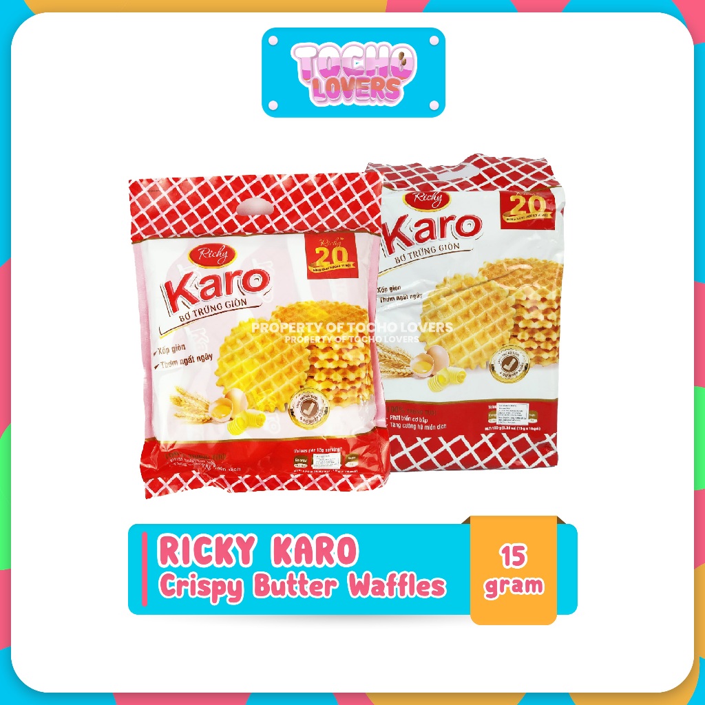 

Ricky Karo waffle crispy butter wafel 150gr-270gr