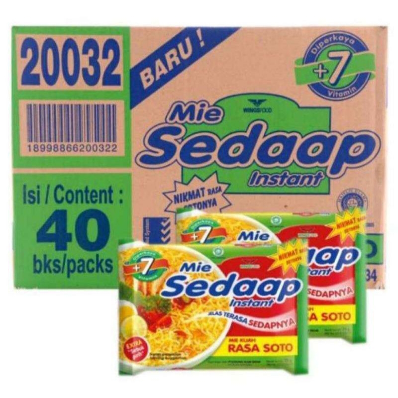 

sedap kuah 1 dus isi 40pcs