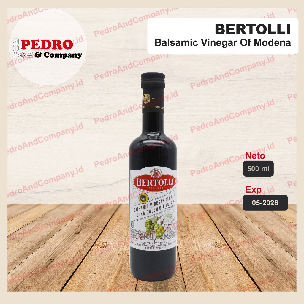 

Bertolli balsamic vinegar modena 500 ml - cuka makan