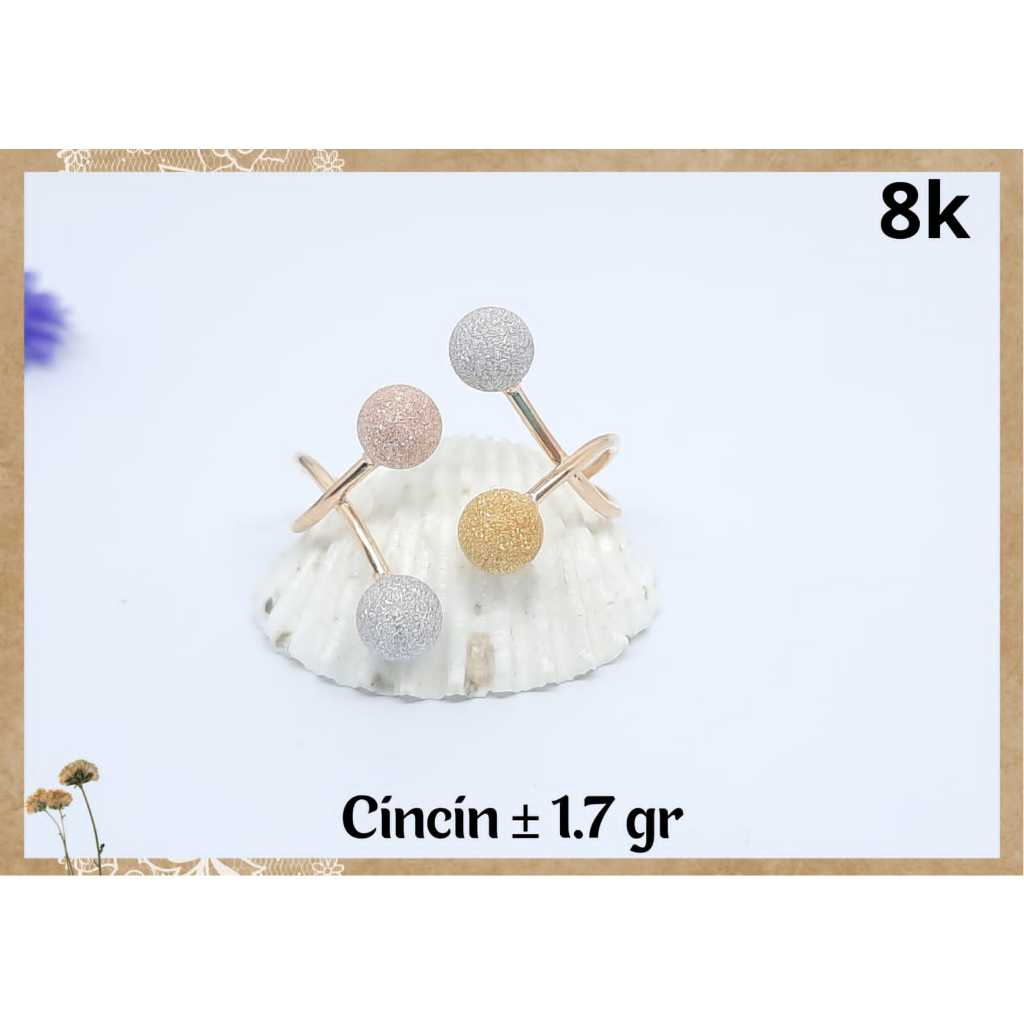 LMV Cincin Emas 375 Model Bola Asli