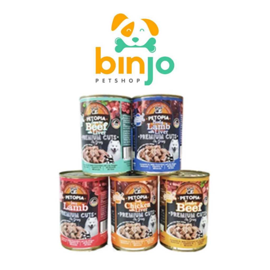 Petopia Kaleng Premium Cuts in Gravy 415g