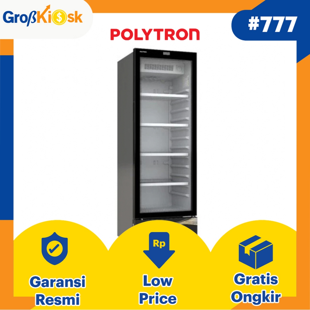 POLYTRON SHOWCASE 1 PINTU 285 LITER SCN-238X / SCN 238X / SCN238X