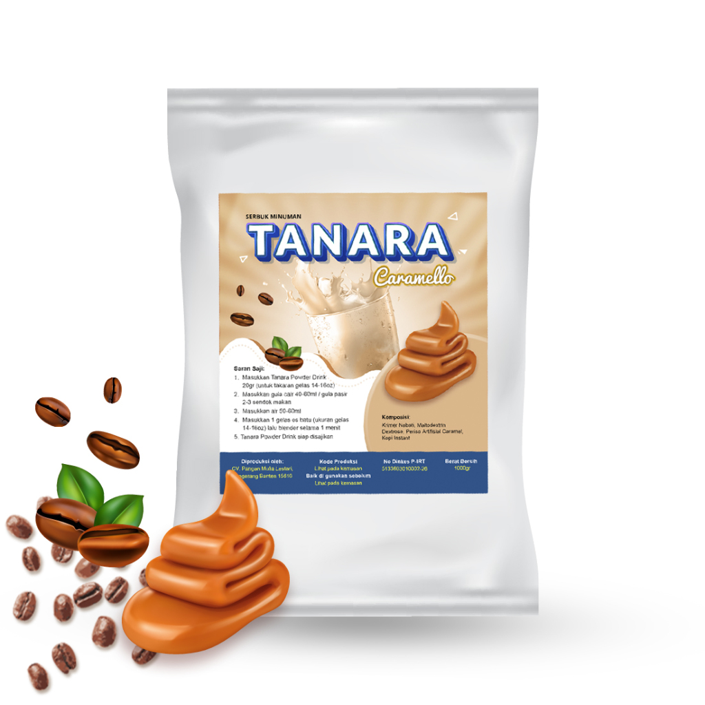 

Caramello Powder 500gr - Bubuk Minuman Kopi Ice Coffee Blend Caramel