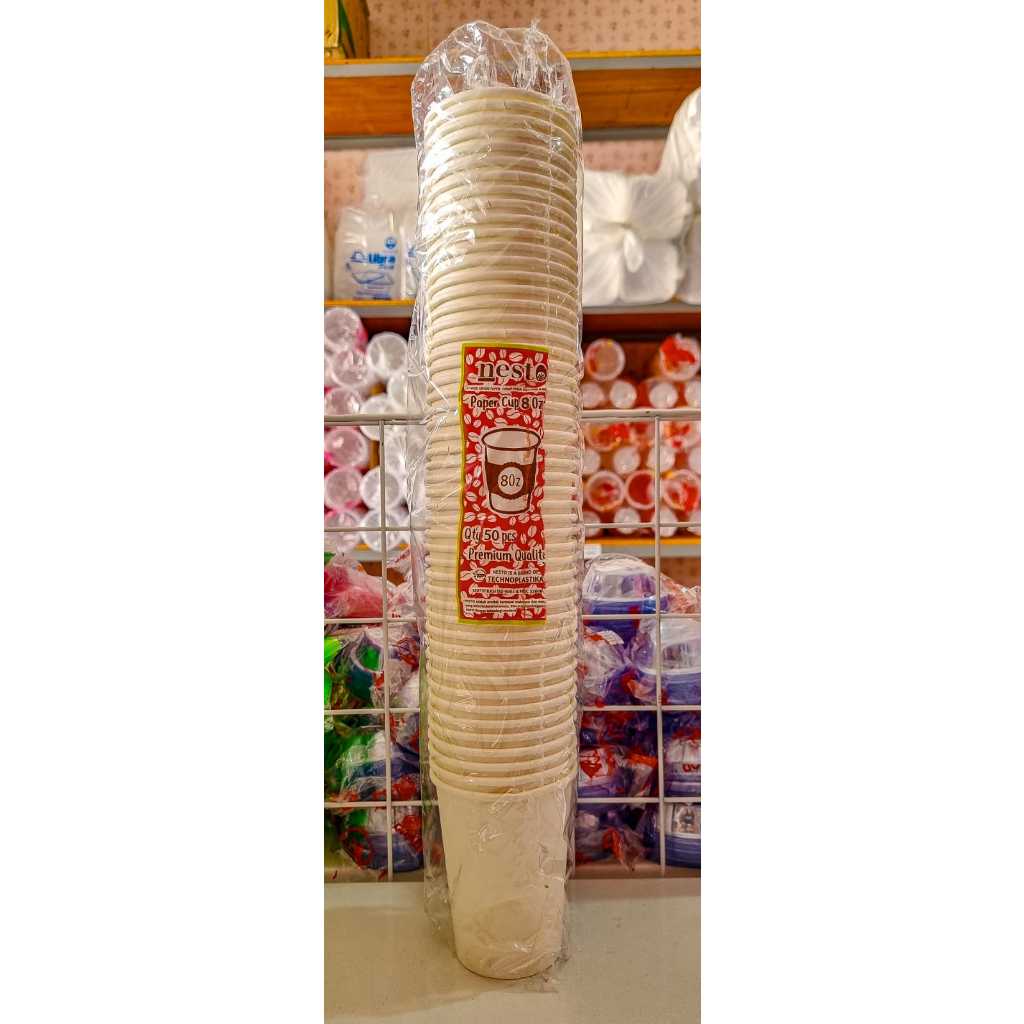 CUP KOPI  PAPER CUP MINUMAN 8 OZ POLOS