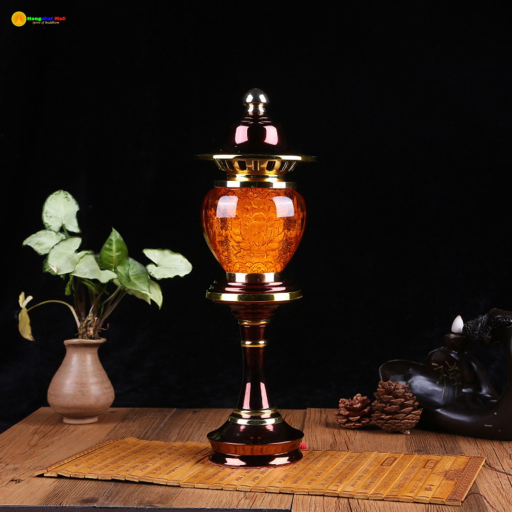 Lampu Sembahyang Altar LED Lampu Candi Buddha Tinggi 26 cm