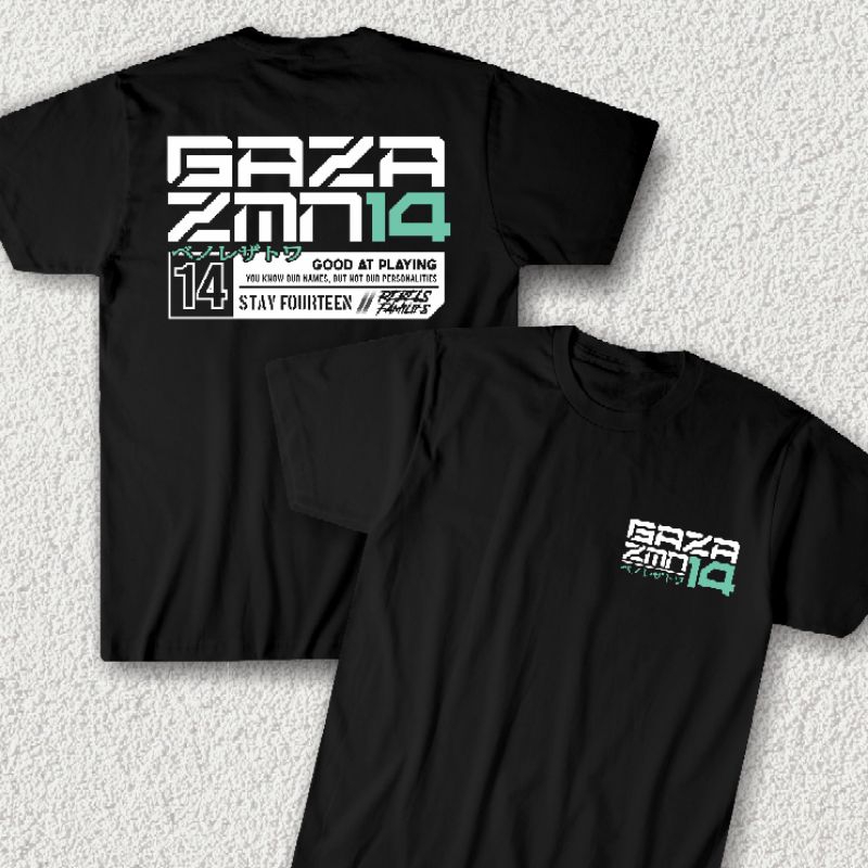 T-SHIRT GAZA ZMN14 GOOD AT PLAYING