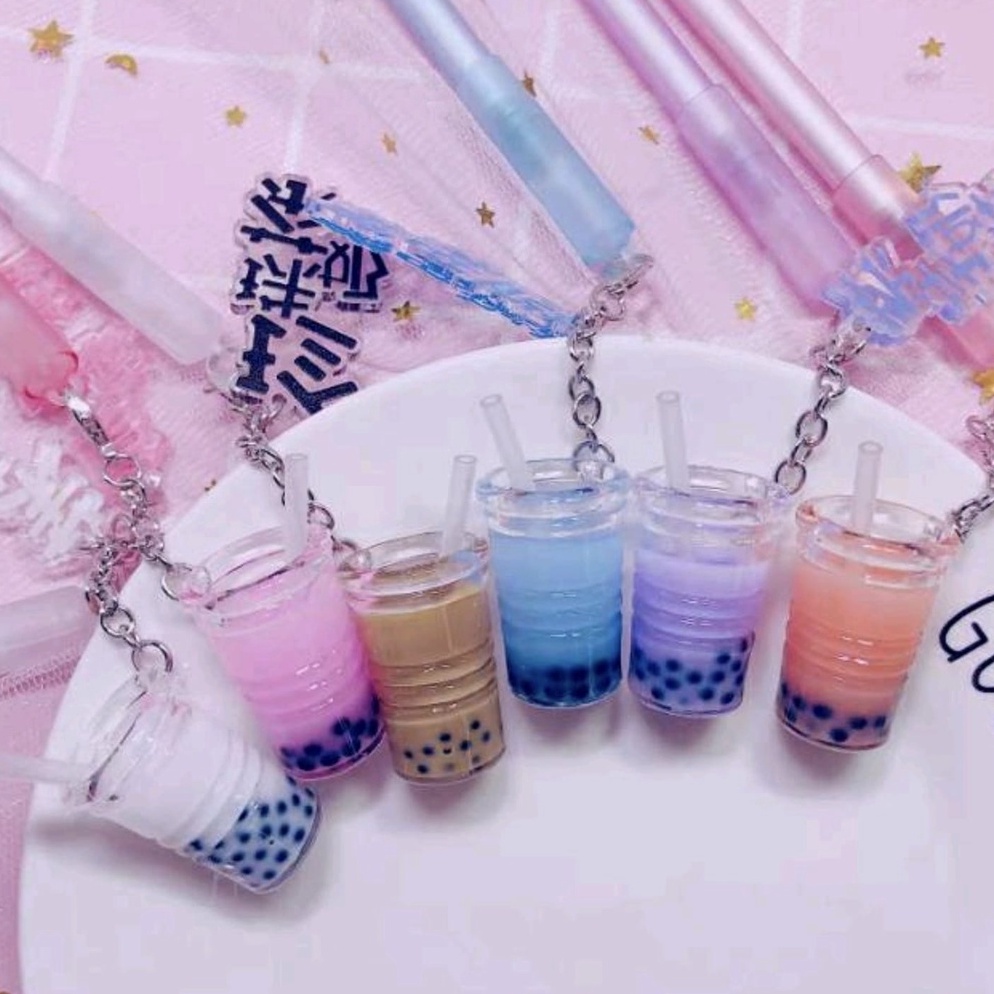 

ART T58T 12PC PEN GEL gantung MINUMAN BOBAJEL PENA BOBA BUBBLE