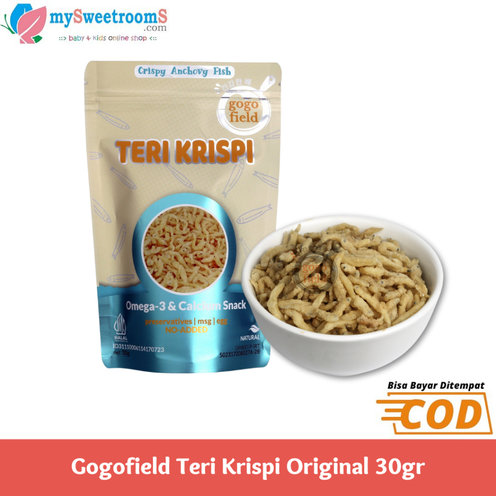 

Teri Crispy Original NON MSG Ikan Teri Kering Crunchy Teri Krispi Original 30gr