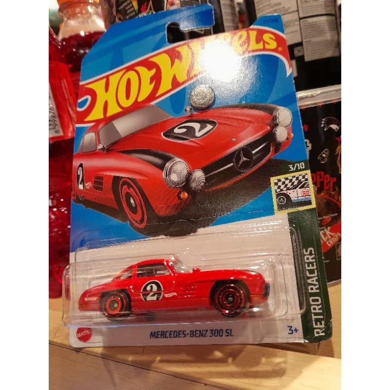 Diecast Merceded Benz 300SL Vintage Car Jack Hammer Porsche Turbo Hybird Sport Mattel Hot Wheels