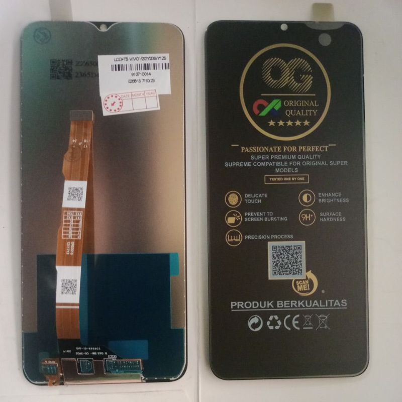 LCD VIVO Y12S, Y20 2020 OG SUPER