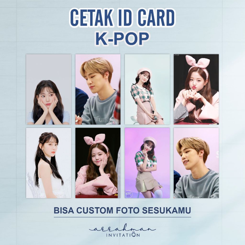 

Id Card Cutom Kartu KPOP Kartu VIP