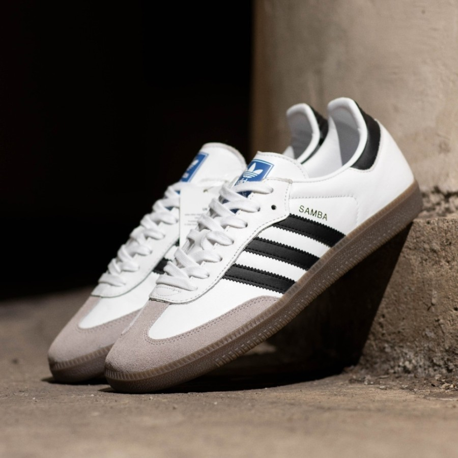 SNEAKERS ADIDAS SAMBA ORIGINAL WHITE BLACK