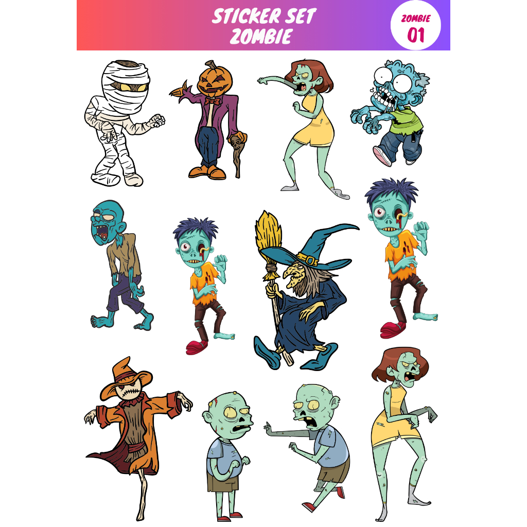 

Sticker - ZOMBIE - Sabak Kula