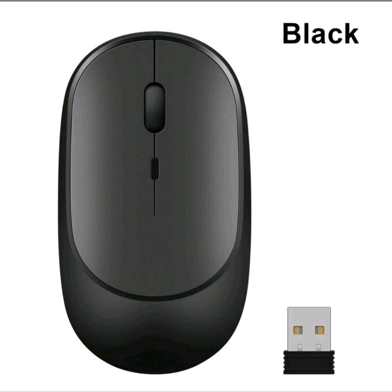 Rechargeable Mouse BLUETOOTH Wireless 2in12.4 Ghz Laptop PC Hp AndroidTab